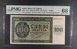 SPAIN 100 PESETAS BANK OF SPAIN - BURGOS. Serie X. Last series broadcast. -