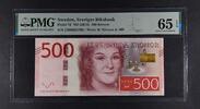 SWEDEN 500 KRONOR SVERIGES RIKSBANK. Birgit Nilsson. -