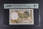 COMOROS 100 FRANCS BANQUE DE MADAGASCAR. Dir. Général Adjoint at Top. -