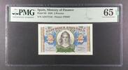 SPAIN 2 PESETAS SPAIN - MINISTRY OF FINANCE. Serie A. -