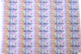 New Zealand Sheet of 40 Fifty dollars 1999 AA99 Uncut sheet (40), only 100 printed! unz