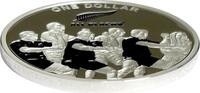 New Zealand Alle Schwarzen (Haka) Münze Dollar 2011 PP