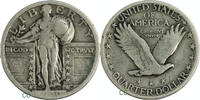 United States Quarter 1920D Standing Liberty scarce date F-12