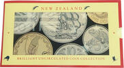 New Zealand coin set 1990 st