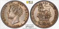 Great Britain 6D 1826 King George IV Reign, 1820-1830. PCGS AU58