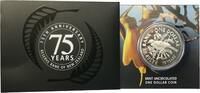 Dollar 2009 75th Anniversary, Reserve Bank of New Zealand. st
