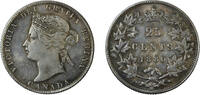 Canada 25 Cents 1880H ss 570,00 EUR  zzgl. 17,00 EUR Versand