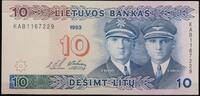 Lithuania 10 Litu 1993 unz 109,00 EUR  zzgl. 17,00 EUR Versand