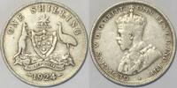 Australia Shilling 1924 König George V, Serie 1911-1936 s