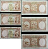 New Zealand Ten Shillings 1956-67 Three consecutive numbers 9K 850901/2/3. vz-