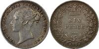 Great Britain Sixpence 1879 aEF-EF 83,00 EUR  zzgl. 17,00 EUR Versand
