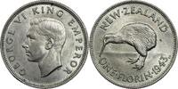 New Zealand Florin 1943 vz 42,00 EUR  zzgl. 17,00 EUR Versand