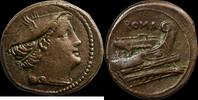 Italy Bronze Semuncia B.C. 215-211 gVF 268,00 EUR  zzgl. 17,00 EUR Versand