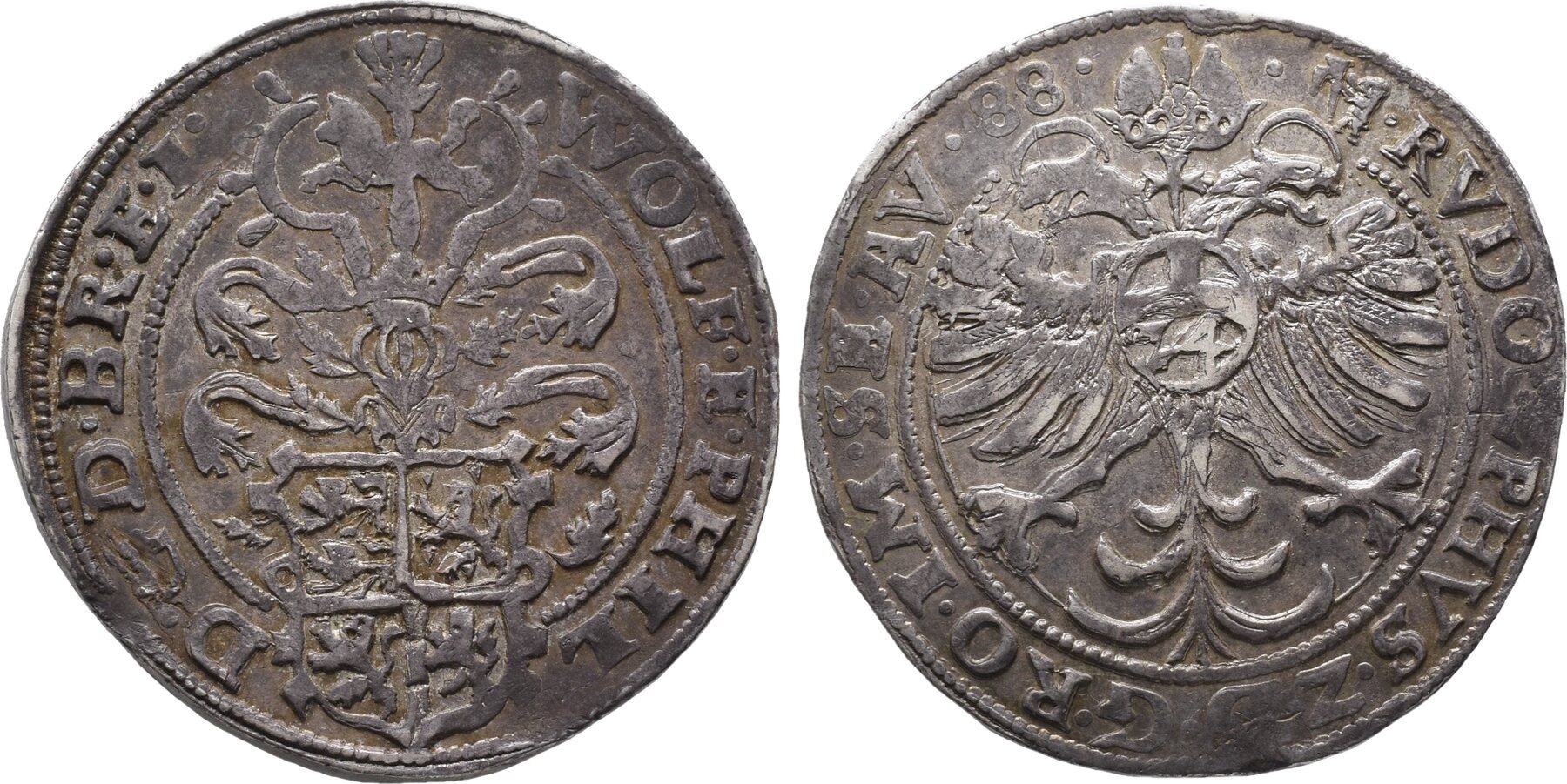 Braunschweig Grubenhagen Reichstaler (24 Groschen) 1588, Osterode