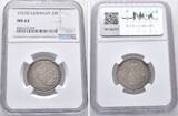 Drittes Reich 2 Mark 1937 D. Paul von Hindenburg. Vorzüglich-Stempelglanz / NGC MS 62