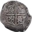Spanien Cob 4 Reales SV, Sevilla. Philip III. 1598-1621. Ship Treasure. Sehr schön