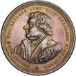 Hamburg Stadt Silbermedaille 1817. Auf das Reformationsjubiläum. Hübsche Patina, vorzüglich / PCGS MS 62