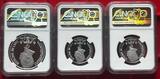 Laos Proof Set, 2x 5000 und 10000 Kip 1975. Polierte Platte / NGC PF 67 UND 68 ULTRA CAMEO
