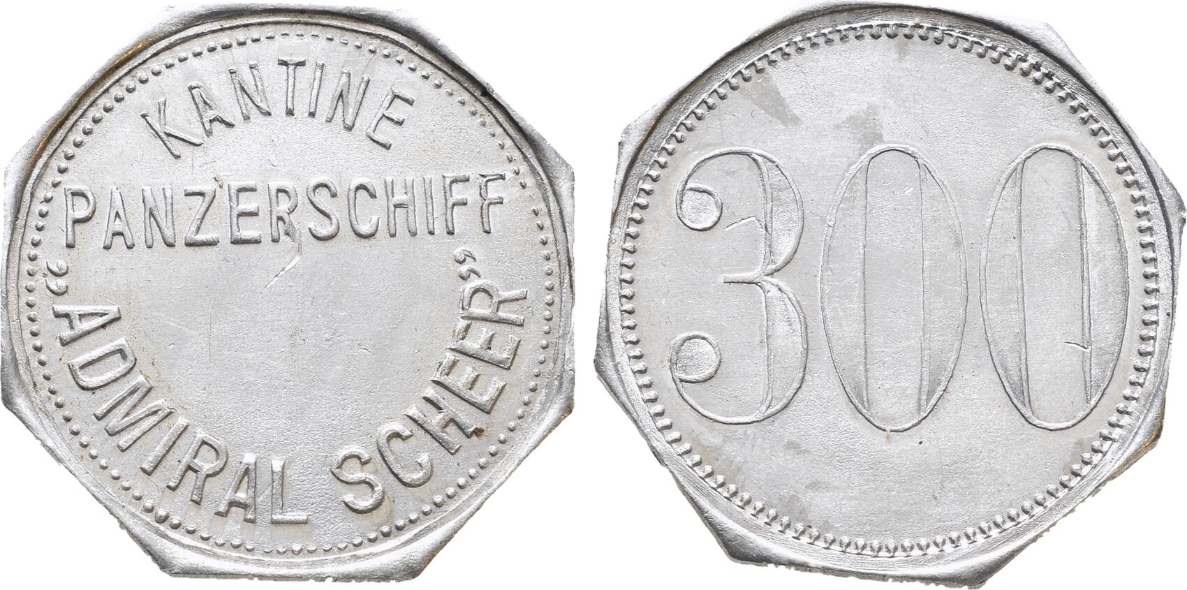 Deutschland / Panzerschiff Admiral Scheer 300 Pfennig o. J ...