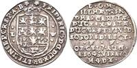 Braunschweig Lüneburg Celle 1/8 Reichstaler Friedrich 1636-1648, auf den Tod seiner Schwester Margarethe. -