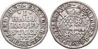 Fulda 1/2 Kopfstück Adolf von Dalberg 1726-1737. -