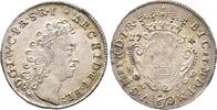 Jülich Berg 1/6 Taler Johann Wilhelm II. 1679-1716. -