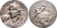 Kunstmedaillen, versilberte Bronzemedaille Coudray, Marie-Alexandre-Lucien. Geist der Musik. -