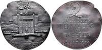 Kunstmedaillen, Weißmetall-Gussmedaille Güttler, Peter Götz. 2. Sächsischer Tierärztetag in Dresden. -
