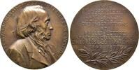 Frankreich Bronzemedaille von J. C. Chaplain, auf den Philosophen und Archäologen Felix Ravaisson. -