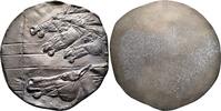 Kunstmedaillen, Weißmetall-Gussmedaille (einseitig) Güttler, Peter Götz. Kurz vor dem Einlauf (Pferdegalopp). -