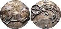 Kunstmedaillen, Weißmetall-Gussmedaille Güttler, Peter Götz. Zur Schiller-Ausstellung in Speyer. -