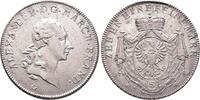 Brandenburg Franken - Ansbach Konv.-Taler Christian Friedrich Karl Alexander 1757-1791. -