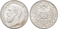 Baden 2 Mark Friedrich I. 1856-1907. -