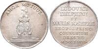 Sachsen 2/3 Taler Friedrich August II. 1733-1763, auf die Vermählung seiner Tochter. -