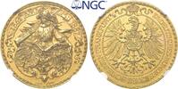 Frankfurt, Stadt Goldmedaille 1887. Werkstatt Lauer, Nürnberg, auf das 9. Bundesschießen in Frankfur