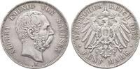 Sachsen 5 Mark 1902 E. Albert 1873-1902. Winz. Randfehler, sehr sch&ouml;n 75,00 EUR kostenloser Versand
