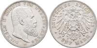 W&uuml;rttemberg 5 Mark 1903 F. Wilhelm II. 1891-1918. Kl. Randfehler, sehr s... 70,00 EUR kostenloser Versand