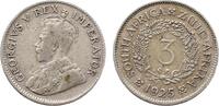 Südafrika 3 Pence George V. 1910-1936. -