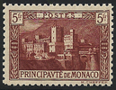 MONACO 5 F 1922 5 F brun FONCE, 'Palais Princier', variété peu commune !... 60,00 EUR  zzgl. 12,00 EUR Versand