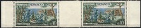 MONACO 0,10 F 1973 0,10 F Repas champêtre, variété paire avec PONT, RARE... 39,00 EUR  zzgl. 12,00 EUR Versand
