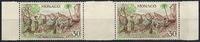 MONACO 30 c 1973 0,30 F Danse locale, variété paire avec PONT, RARE ! TB... 39,00 EUR  zzgl. 12,00 EUR Versand