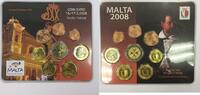 MALTE 3,88 € Rare coffret MALTE BU 2008 Coin Expo 16 & 17/2/08 DUBLIN