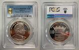 Monaco 10 € 2012 10 € Honoré II 2012 argent gradée 69 PCGS Mint 120,00 EUR  zzgl. 12,00 EUR Versand
