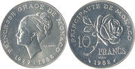 MONACO Princesse GRACE 10 F 1982 Unz