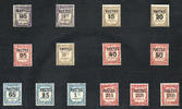 MONACO 1937 Timbres-taxe surchargés ss MNH 64,00 EUR49,00 EUR  zzgl. 12,00 EUR Versand