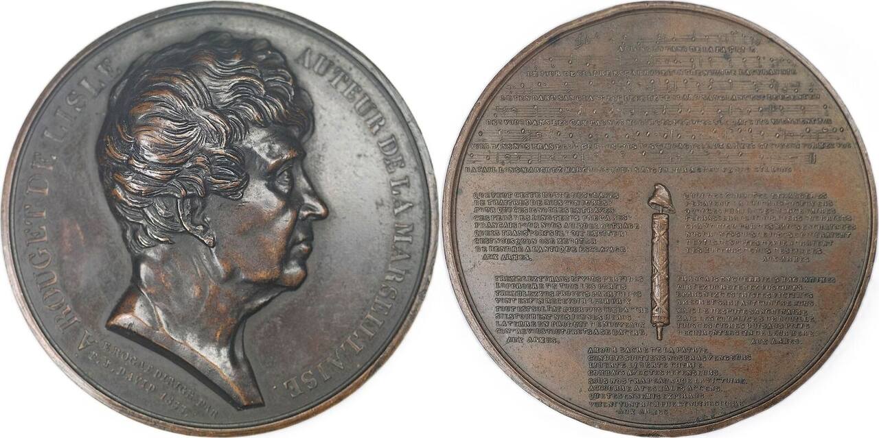 PARTITION ANCIENNE &LA Marseillaise" Rouget De l'Isle" EUR 8,00
