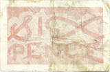 Jersey 6 Pence 1941 Issued during German Occupation VF