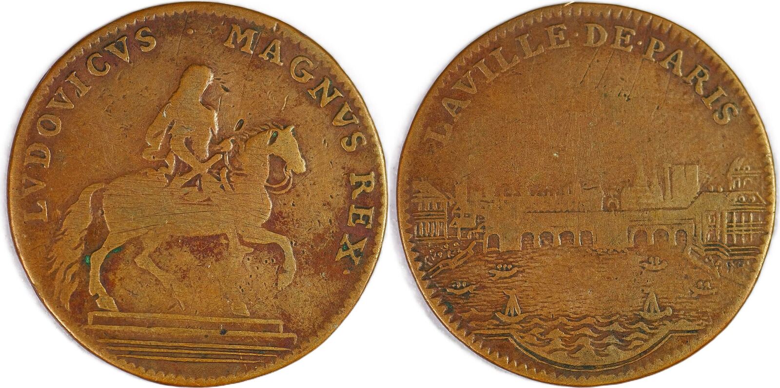 France Jeton Royal Louis XIV Nuremberg Cornélius Lauffers