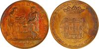 France Historical medal Besuch von Dom Miguel von Portugal bei der königlichen Medaillenprägerei Paris -
