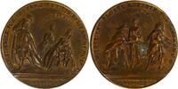 Austria Satirische Medaille, die die nackte Maria Theresia verspottet -